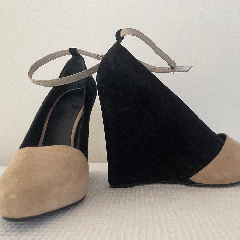 Celine color block wedge